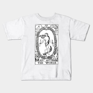 World Tarot Card Kids T-Shirt